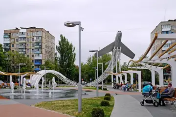 Пам'ятник радянським льотчикам, загиблим при звільненні міста (Вінниця) — загальний вигляд, Вінниця