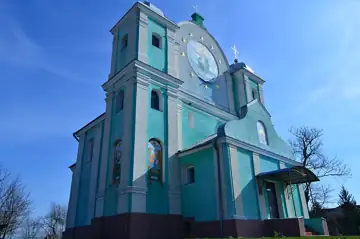 Церква Успіння Пресвятої Богородиці (село Радехів) — загальний вигляд, Радехів