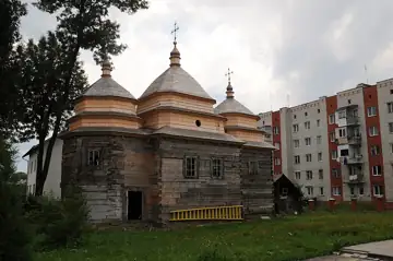 Церква Покрови Пресвятої Богородиці — загальний вигляд, Моршин