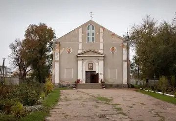 Марієнтальська кірха (колишній костел Матері Божої Святого Ружанця) — загальний вигляд, Мар'янівка
