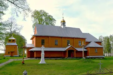 Церква Святих Кузьми і Дем'яна — С.Воля Якубова Церква і дзвіниця Свв. Кузьми і Дем'яна, Воля Якубова