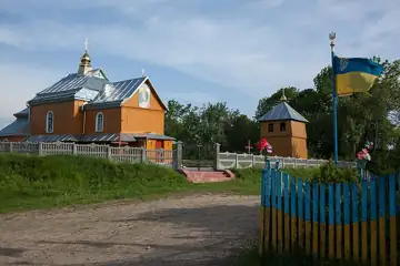 Церква Воздвиження Чесного Животворного Хреста — загальний вигляд, Великі Мокряни