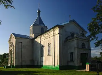 Церква Святого Миколая — загальний вигляд, Червоне