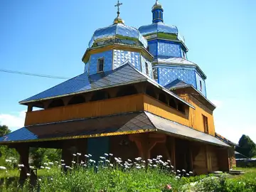 Церква Святого Миколая — Дерев'яна церква Різдва Пресвятої Богородиці в Сприні з року, Сприня