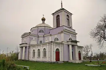 Церква Преображення (Церква Спаса Преображення Господнього) (мур.) — загальний вигляд, Лебедин