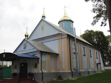 Церква Покрови Богородиці — Загальний вигляд церкви Покрови Богородиці в с. Сухівці Рівненського Району Рівненської області, 