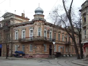 Будинок, у якому жив П. І. Молчанов — український композитор та музичний педагог, професор — загальний вигляд, Одеса
