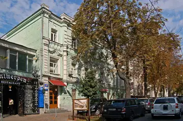 Будинок житловий, в якому проживала актриса О. О. Сантагано-Горчакова — Пушкинская Киев, Київ