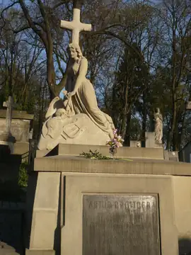 Гробниця А. Ґроттґера, польського художника — Могила А. Гротгера, Львів