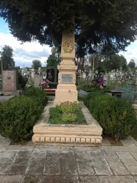 Могила письменника і громадського діяча Ю. А. Федьковича — загальний вигляд, Чернівці