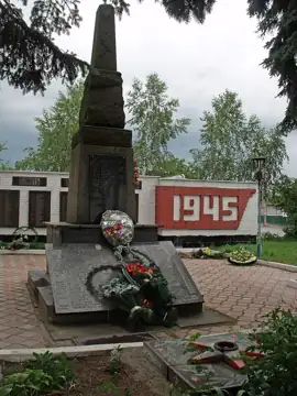 Братська могила 155 радянських воїнів, загиблих при обороні та звільненні міста — загальний вигляд, Гнівань