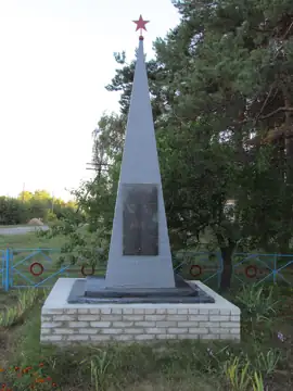 Пам'ятний знак полеглим воїнам-односельчанам — С. Новоселівка. Пам’ятний знак полеглим воїнам землякам, Новоселівка