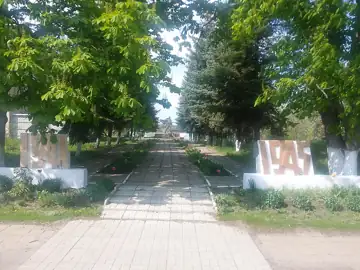 Братська могила радянських воїнів — загальний вигляд, Старий Салтів