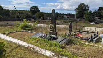 Братська могила радянських воїнів — загальний вигляд, Білка