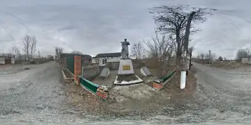 Братська могила воїнів Радянської Армії, які загинули в роки Великої Вітчизняної війни — загальний вигляд, Горобіївка