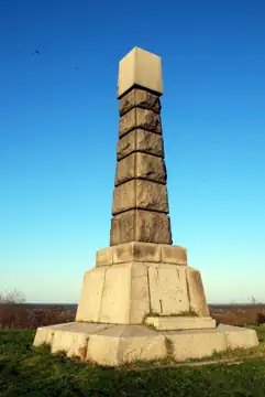 Пам'ятний знак на місці переправи через р. Ворсклу російських військ 1709 року під час боротьби зі шведськими загарбниками — 