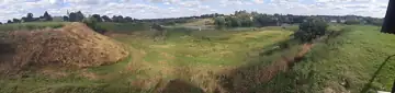 Городище-замчище — Городище замчище с. Паволоч панорама, Паволоч