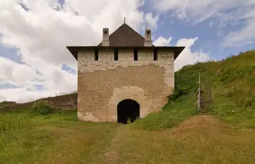Ясська брама (Тимішоарська брама. Яничарські ворота. Ізмаїльські ворота) нової фортеці — загальний вигляд, Хотин