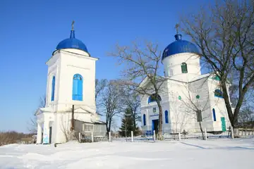 Дзвіниця Свято-Покровської церкви — Дзвіницю зведено одночасно із храмом, Скибинці