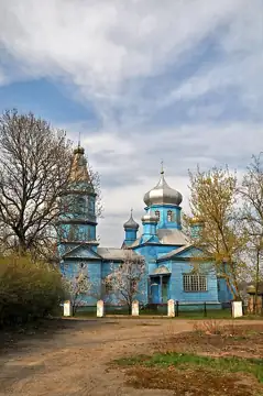 Церква Успіння Богородиці (дер.) — загальний вигляд, Жаботин