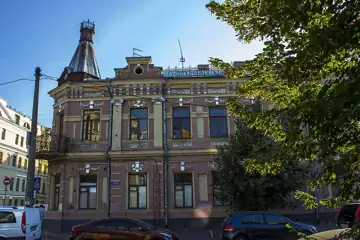 Будинок, в якому у 1898–1914 рр. мешкав В. В. Хвойка, видатний археолог, зберігач археологічного відділу Київського музею ста