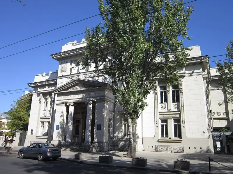 Міська публічна бібліотека, де у 1920—1937 роках працював О. М. Дерибас — одеський історик-краєзнавець, у 1924, фото 5