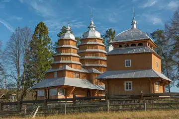 Богородицька церква та дзвіниця — загальний вигляд, Матків
