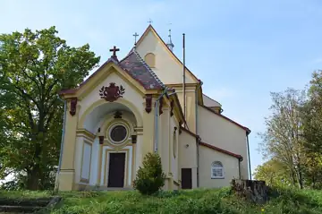 Костел Святої Катерини села Воютичі — загальний вигляд, Воютичі