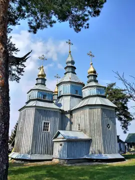 Церква Святого Миколая — загальний вигляд, Синява