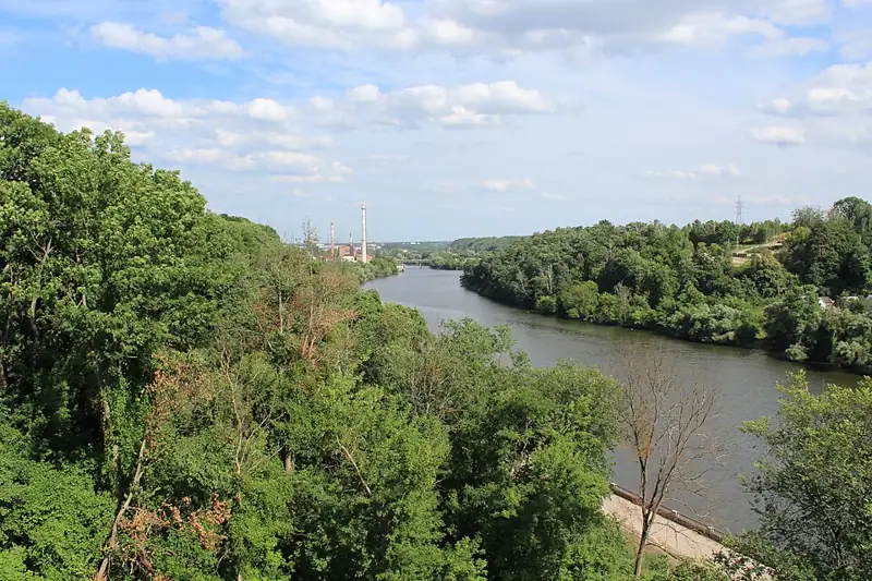 Парк імені Ю. Гагаріна — Вид с моста в парке Гагарина в Житомире, Житомирська область