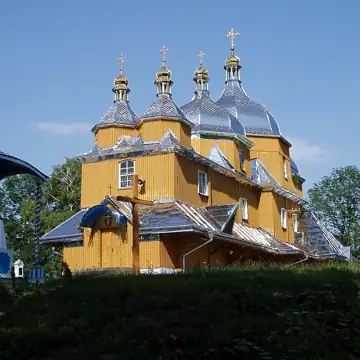 Церква Введення в храм Пресвятої Богородиці (Велика Горожанна) — загальний вигляд, Велика Горожанна